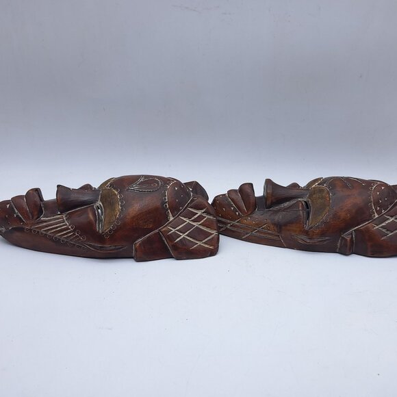 Pair of Tikar Masks From Cameroon - Picture 9 of 11